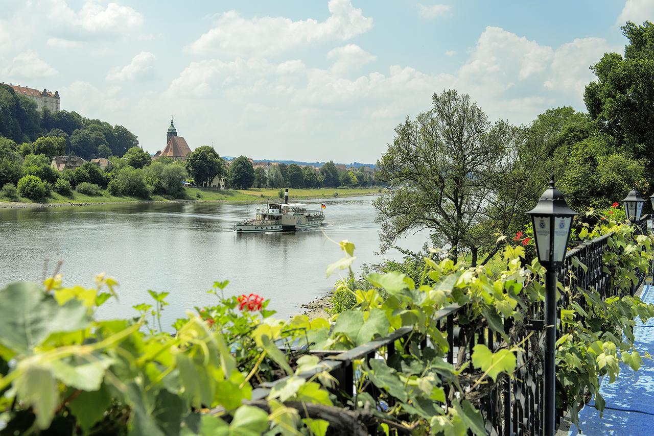 Hotel Elbparadies Pirna Esterno foto