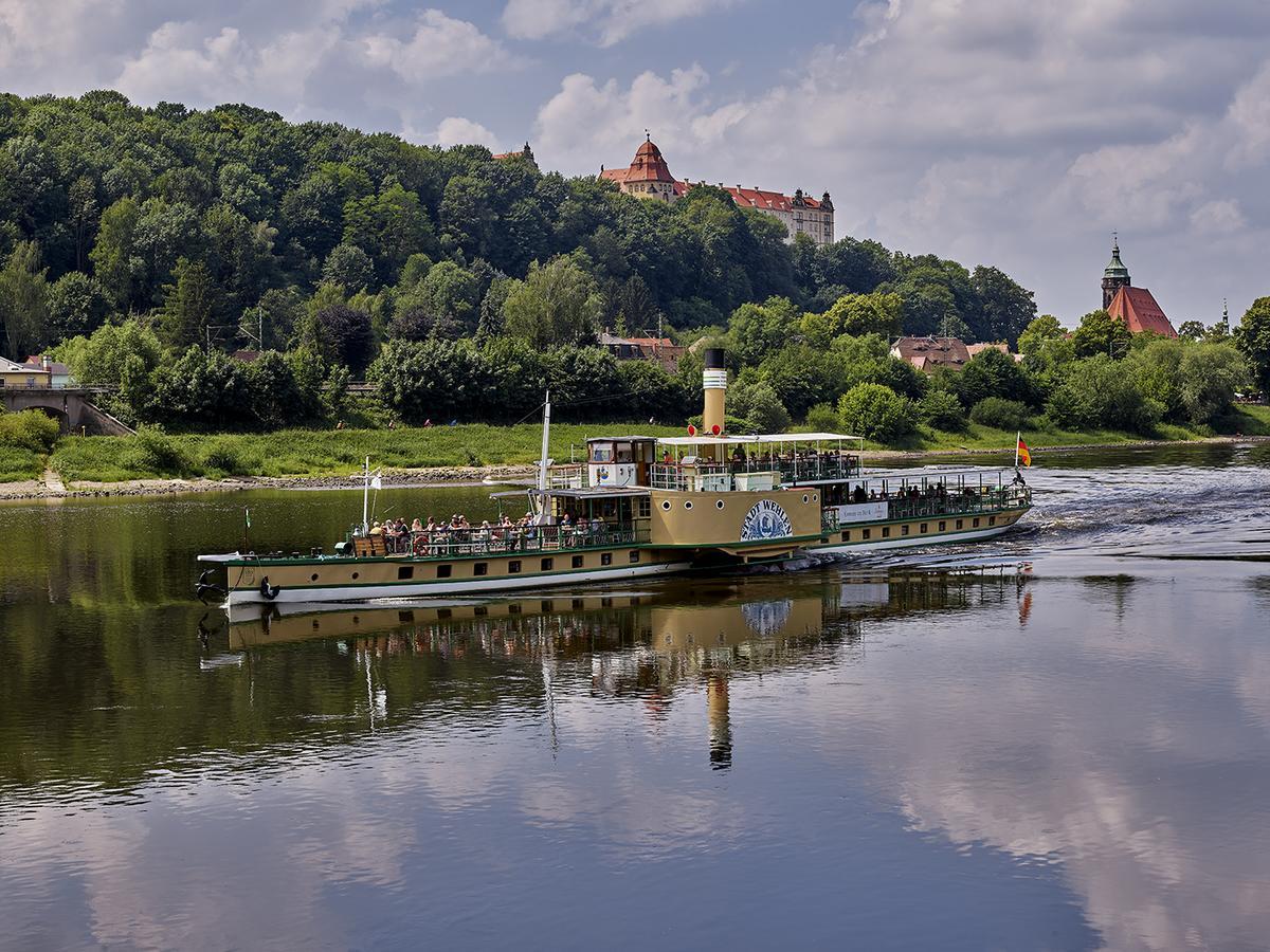 Hotel Elbparadies Pirna Esterno foto